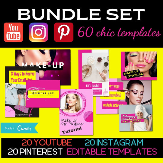 Bundle pack of social media templates - KY designX