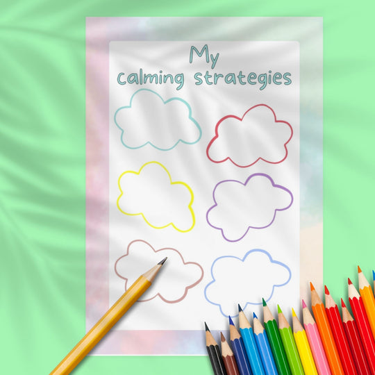 Calming strategies printable posters - KY designX