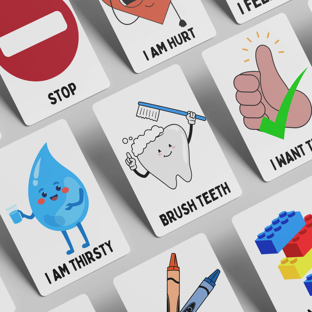 cards for speech and language therapy, school, and other setting for non-verbal