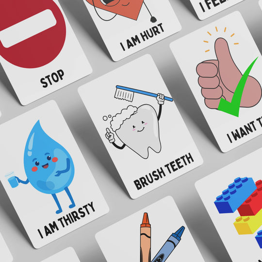 cards for speech and language therapy, school, and other setting for non-verbal