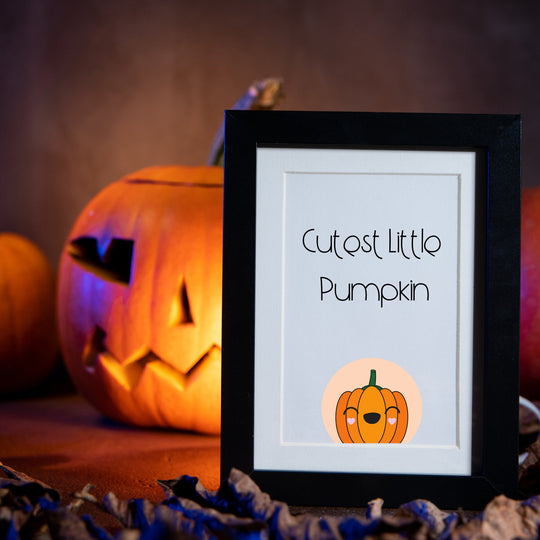 CUTEST little pumpkin printable wall art - KY designX