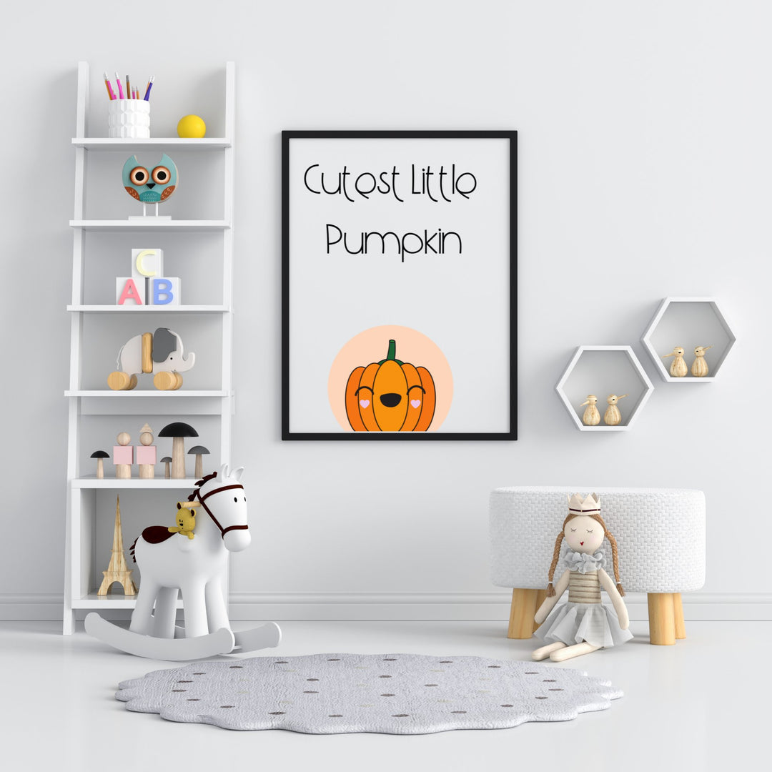 CUTEST little pumpkin printable wall art - KY designX