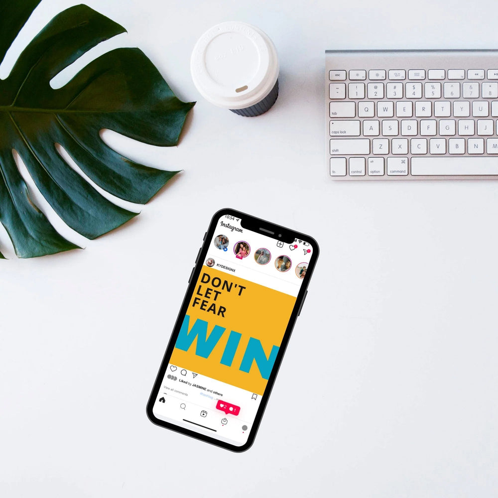 free 100 Canva Motivational Instagram templates - KY designX