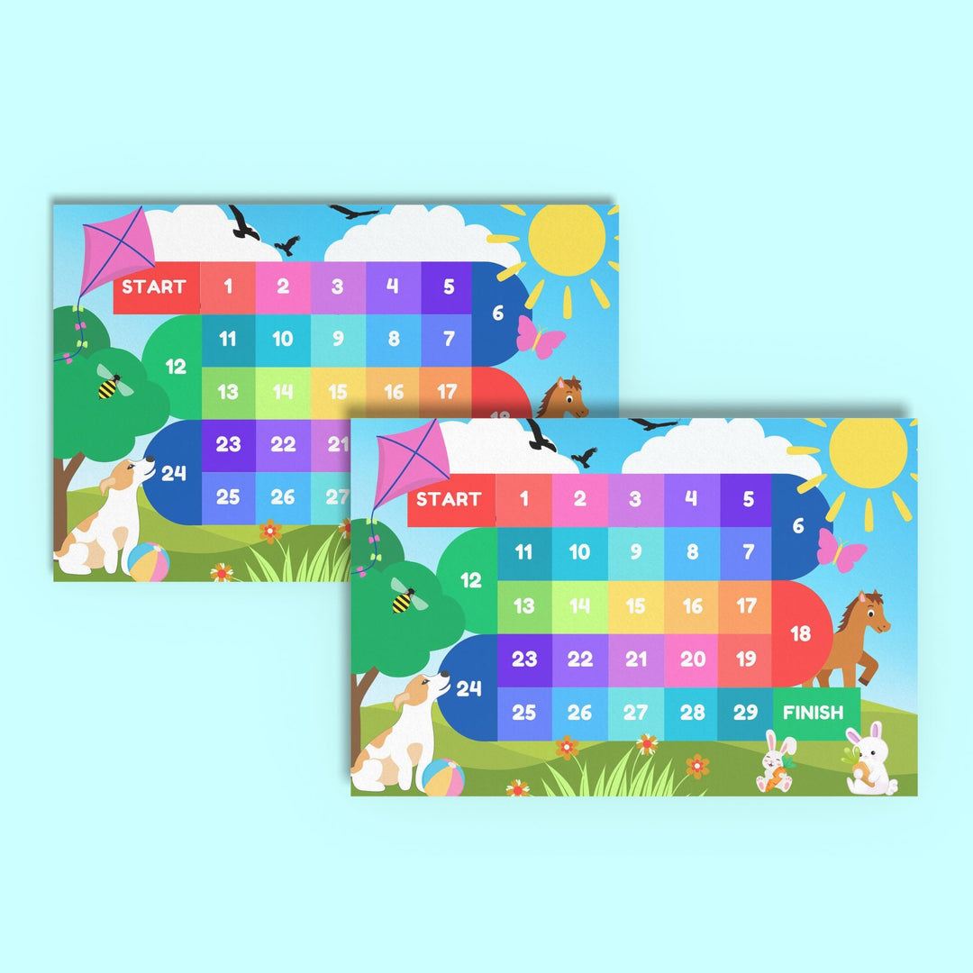 Free Animal Printable Board Game - KY designX