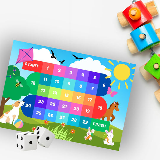 Free Animal Printable Board Game - KY designX