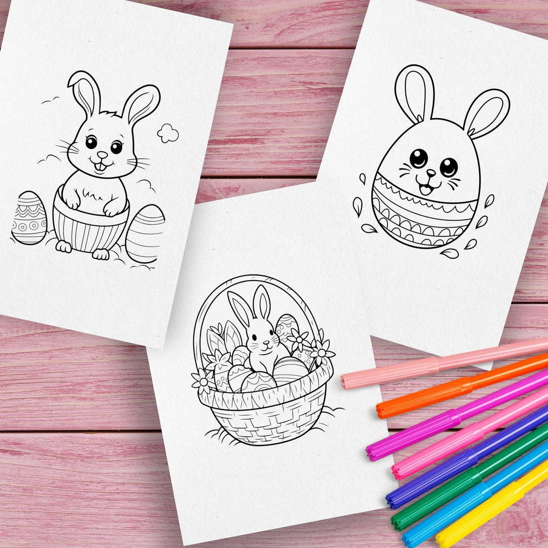 Free Easter Printable Coloring Book - KY designX