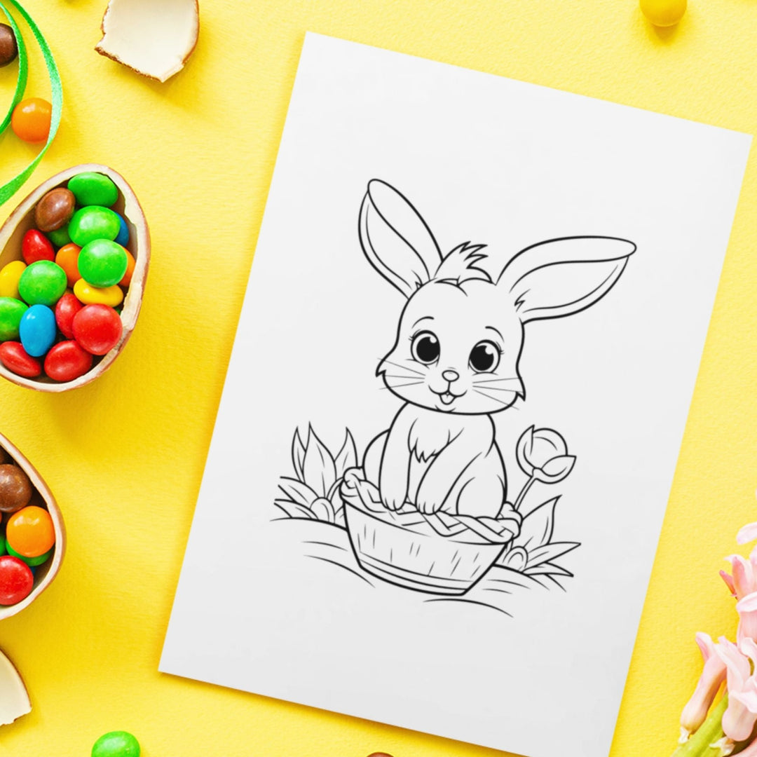 Free Easter Printable Coloring Book - KY designX