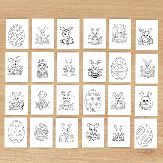 Free Easter Printable Coloring Book - KY designX