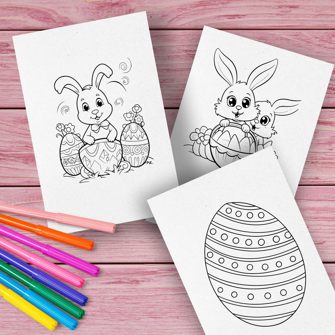 Free Easter Printable Coloring Book - KY designX