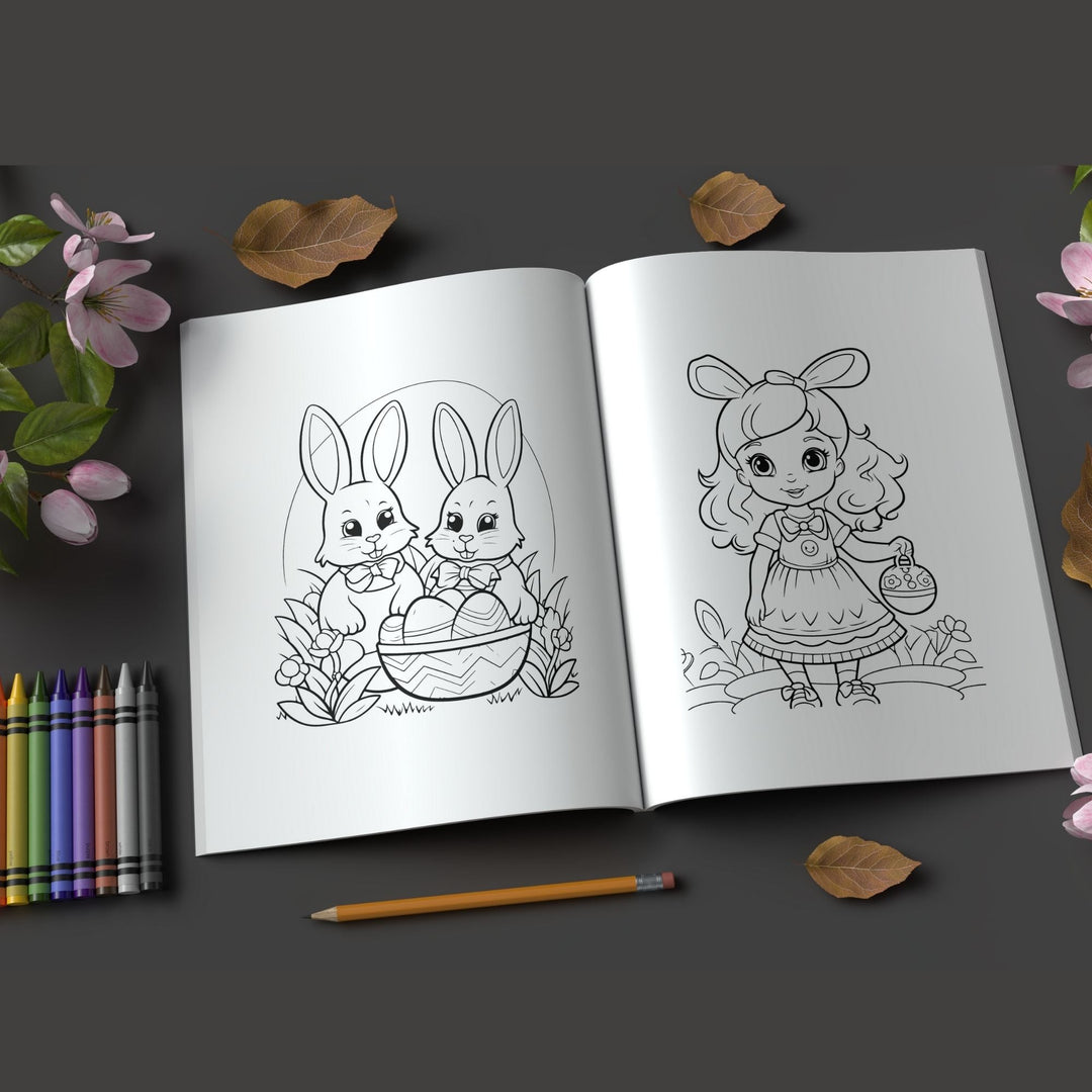 Free Easter Printable Coloring Book - KY designX