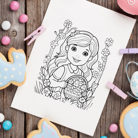 Free Easter Printable Coloring Book - KY designX