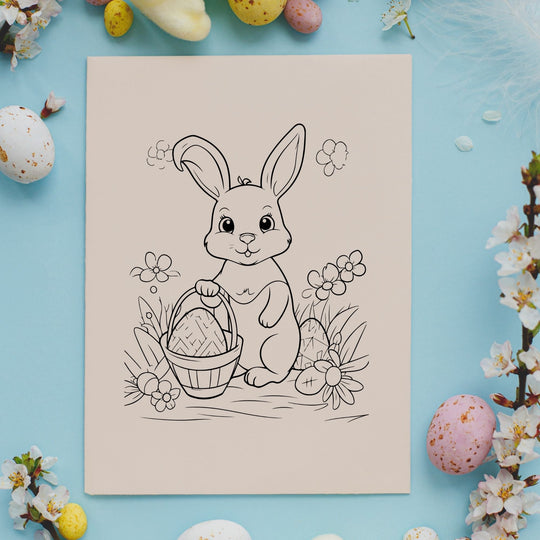 Free Easter Printable Coloring Book - KY designX