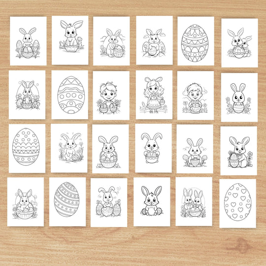 Free Easter Printable Coloring Book - KY designX