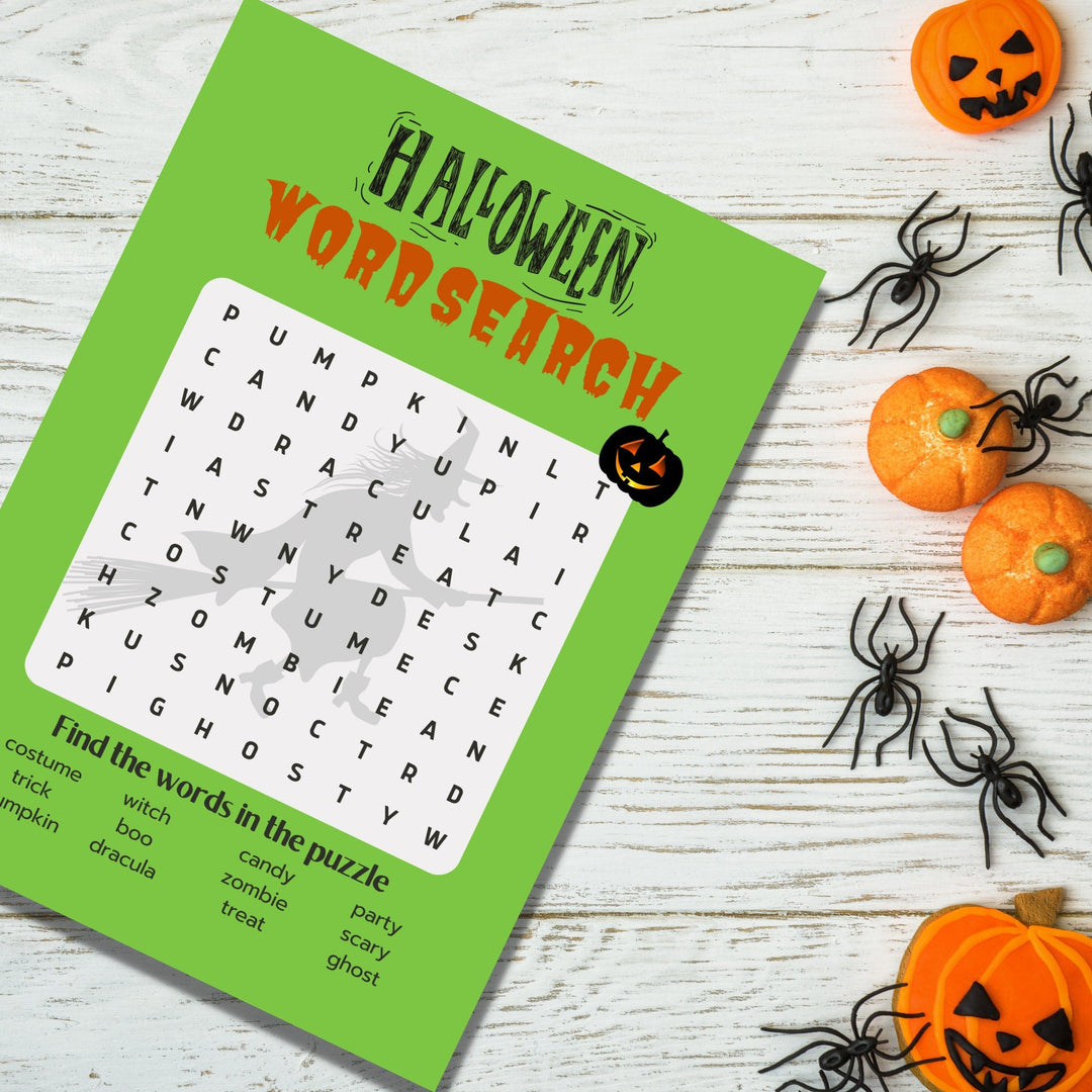 Free Halloween kids WordSearch Printable - KY designX