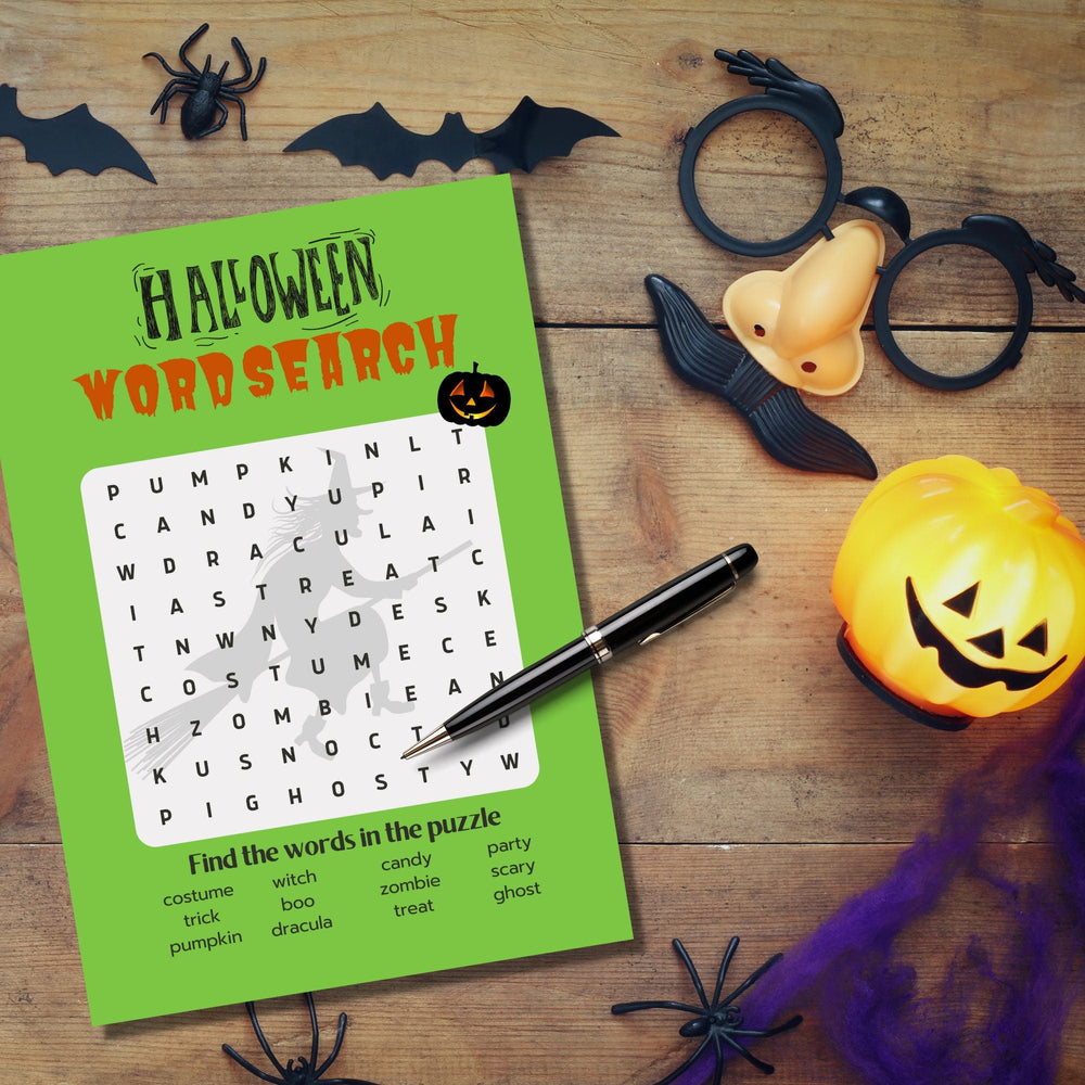 Free Halloween kids WordSearch Printable - KY designX