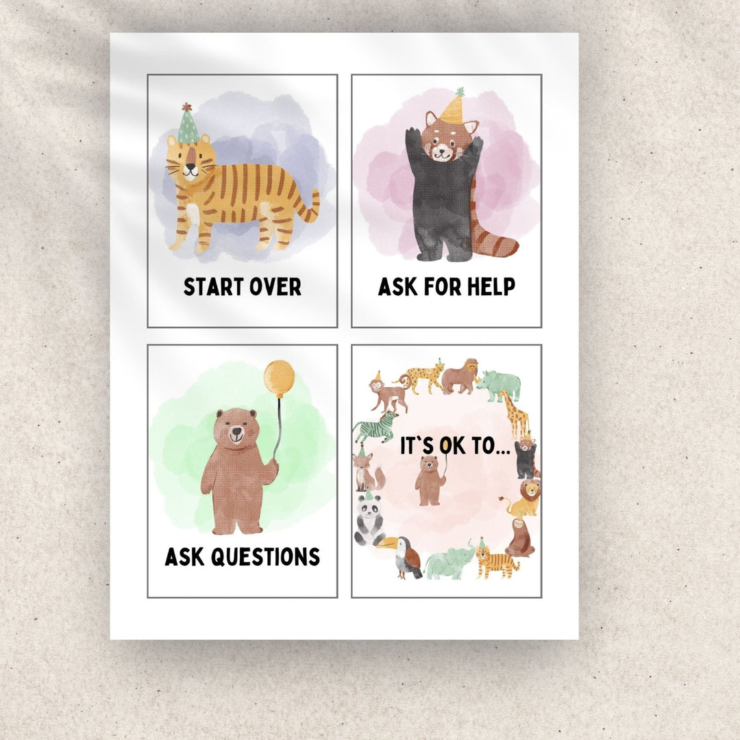 Free It's Okay to... Stress Relief Cards - KY designX