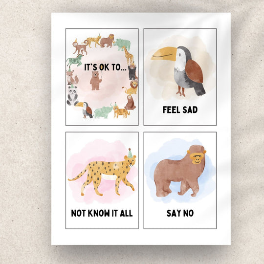 Free It's Okay to... Stress Relief Cards - KY designX