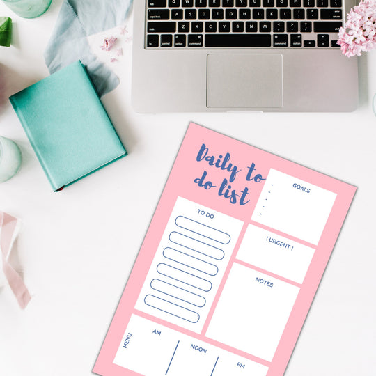 Free Pink Printable Daily to-do List - KY designX