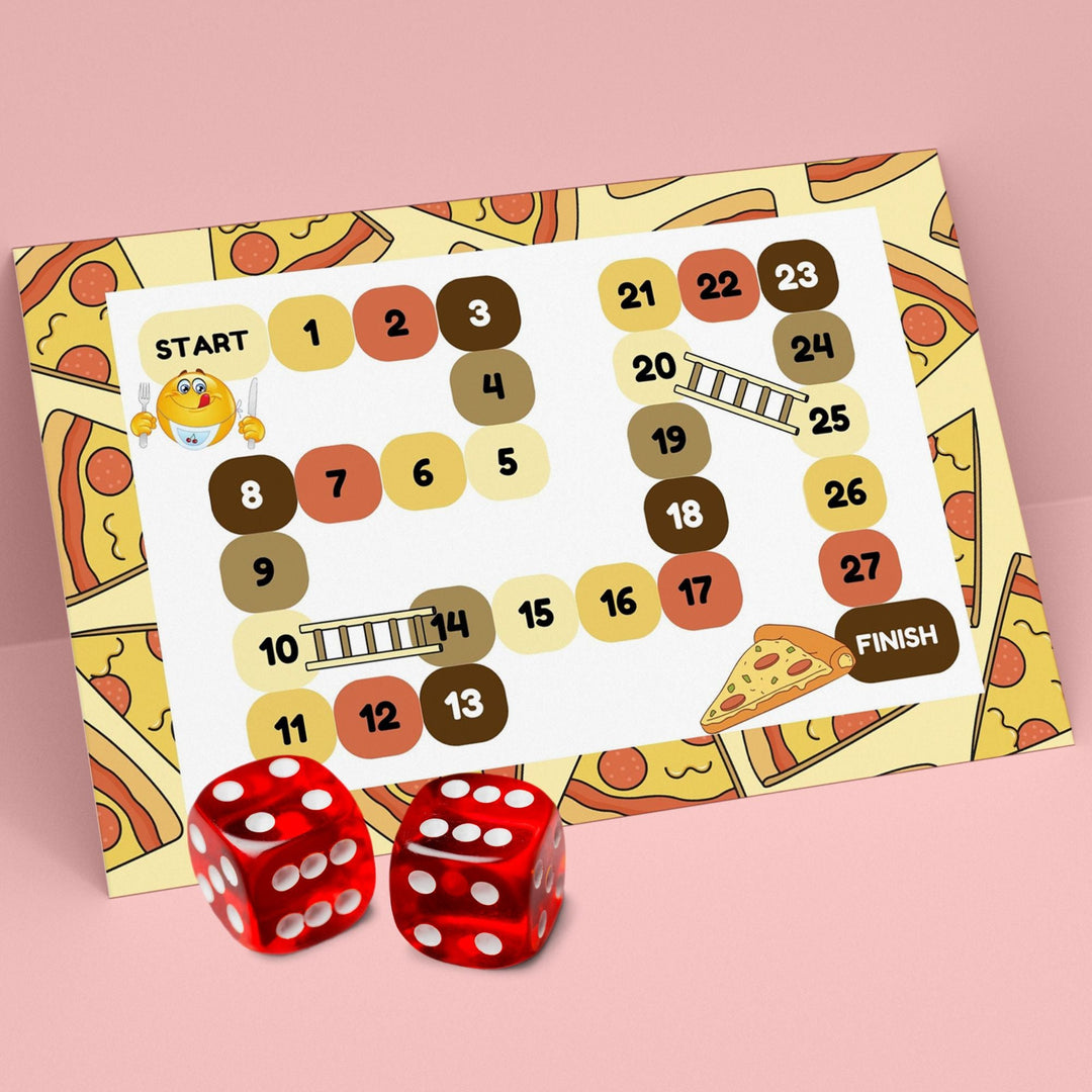 Free Pizza Printable Board Game - KY designX