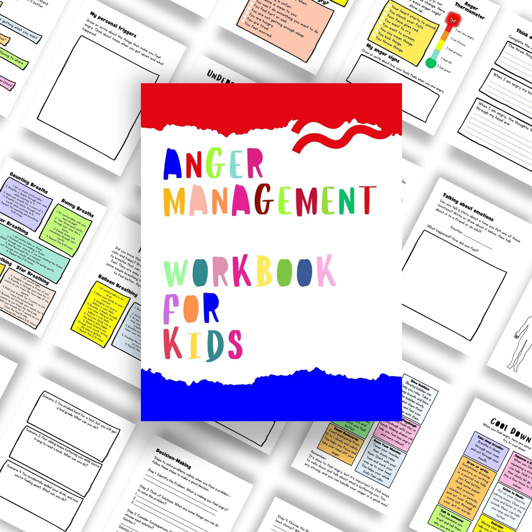 Free Printable Anger Management Workbook for Kids - KY designX