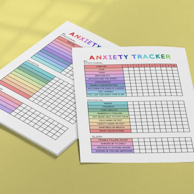 Free Printable Anxiety Tracker for children