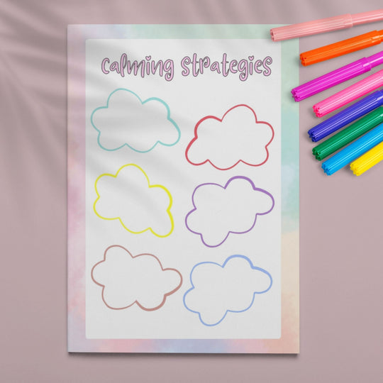 Free printable calming strategies poster - KY designX