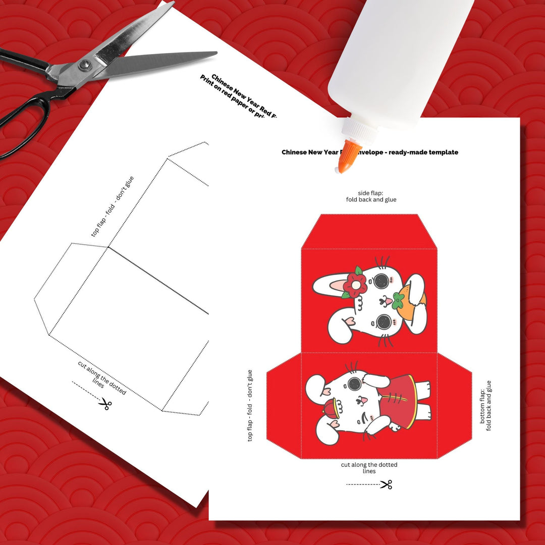 Free Printable Chinese Lai See Envelopes - KY designX