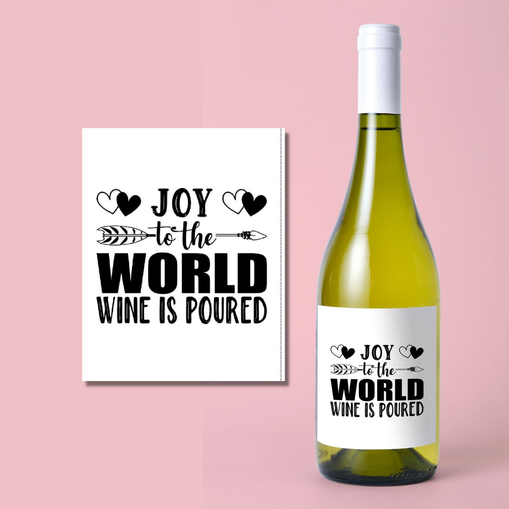 Free Printable Christmas Wine Labels - KY designX