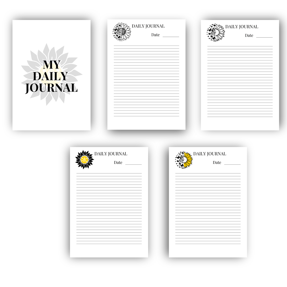 Free Printable Daily Journal Notebook - KY designX