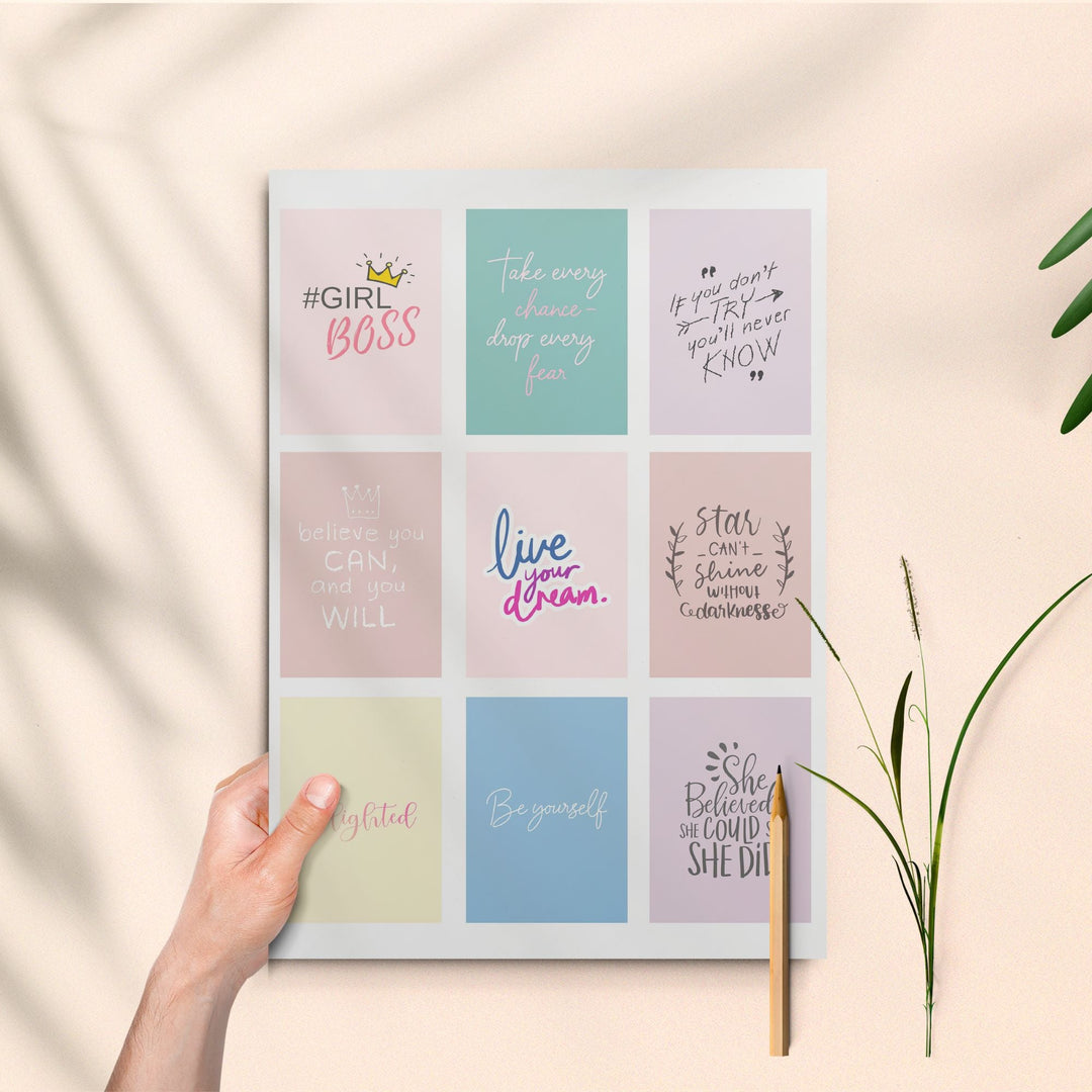 Free Printable Positive Motivational Cards - KY designX