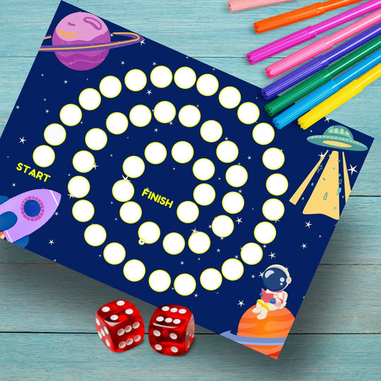 Free Printable Space Board Game - KY designX