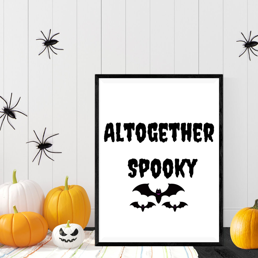 Halloween ALTOGETHER spooky printable - KY designX