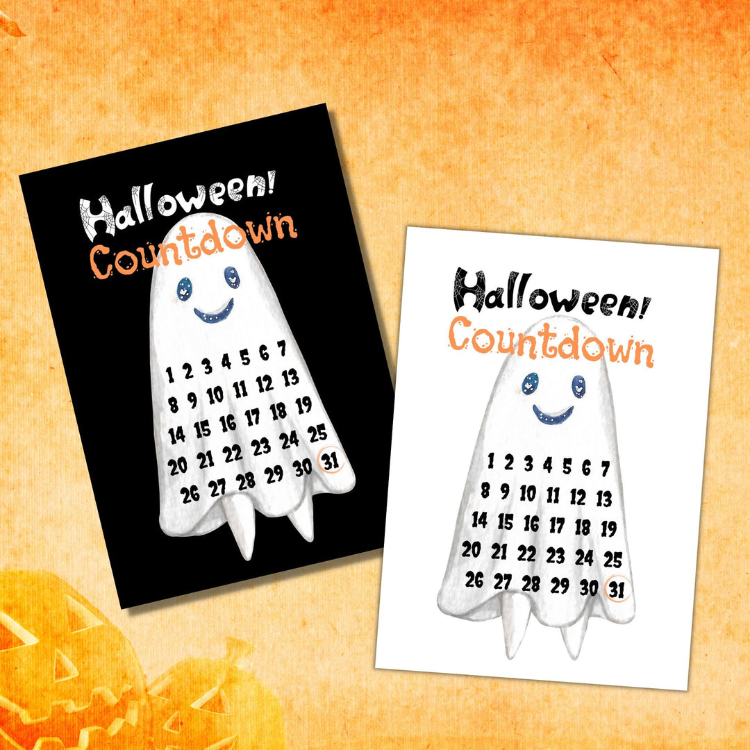 Halloween Printable Advent Calendar - KY designX