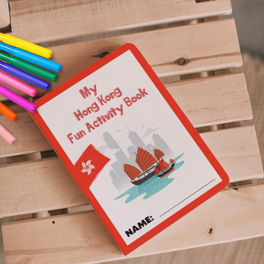 Hong Kong printable activity book - KY designX