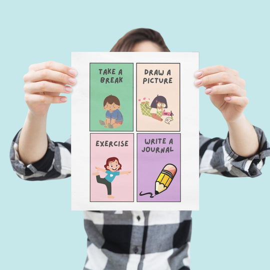 Printable Anxiety Coping Cards for Children - KY designX