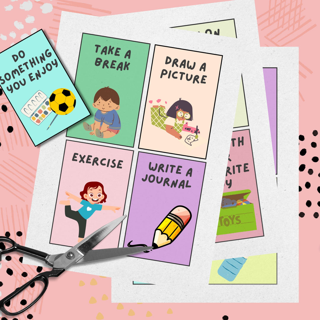 Printable Anxiety Coping Cards for Children - KY designX