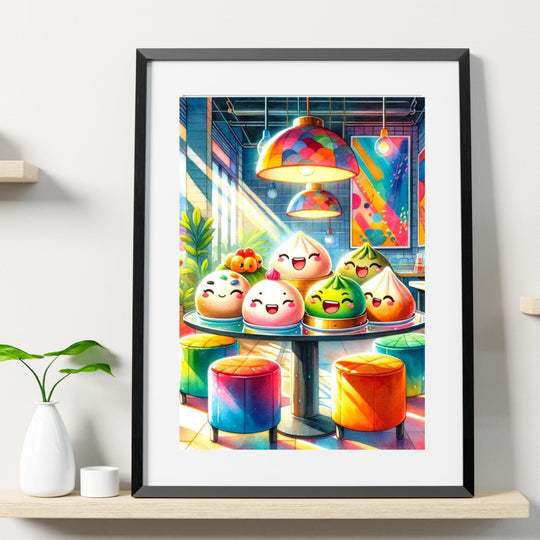 Printable Chinese Dim Sum Wall Art - KY designX