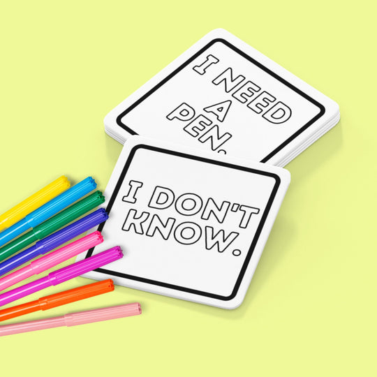 Printable communication Cards for Children - KY designX