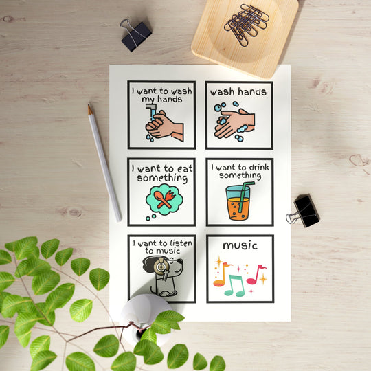 Printable Communication Cards for children - KY designX