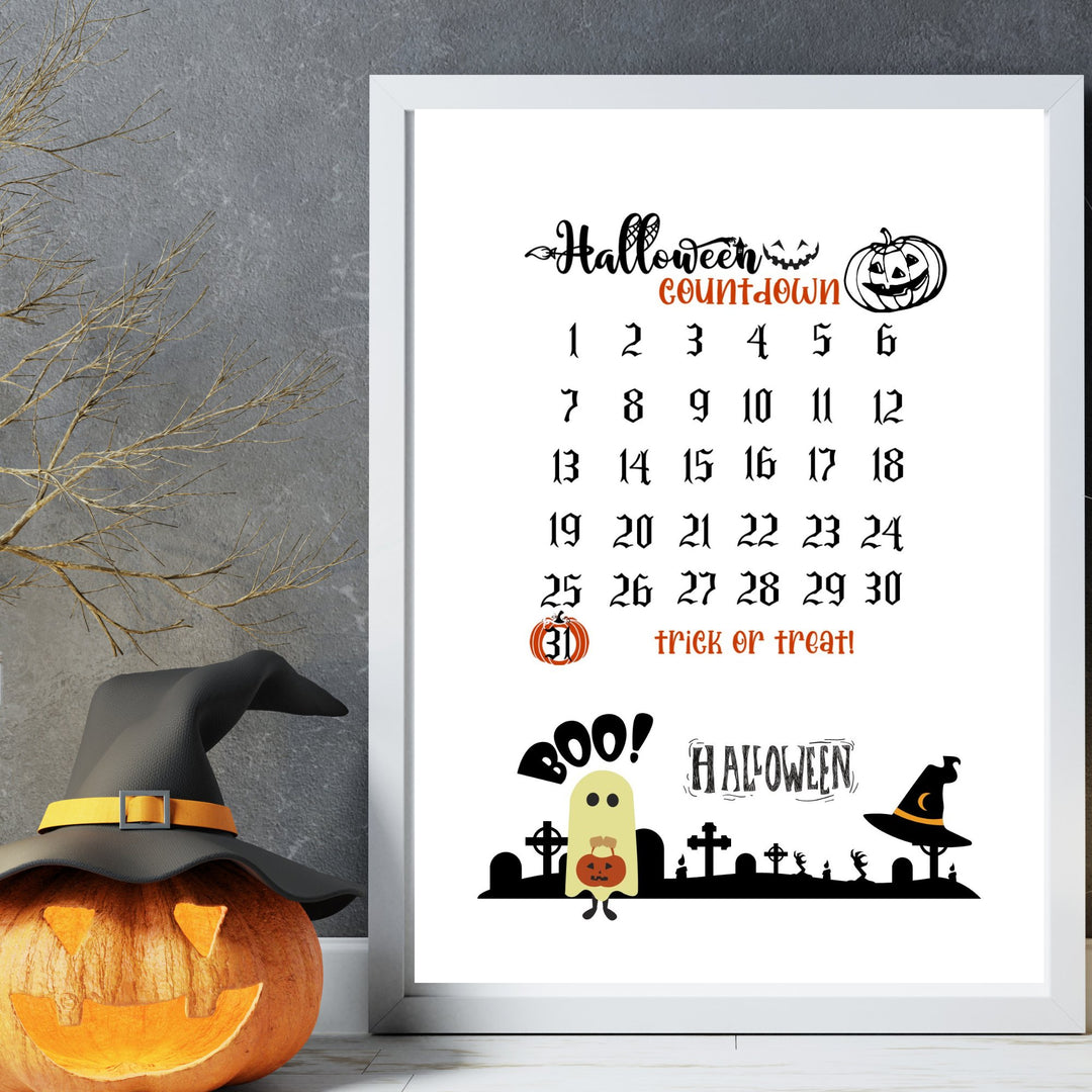 Printable Halloween Countdown - KY designX