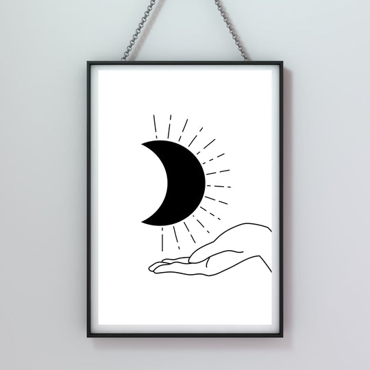 Printable Moon Wall Art Gallery Set - KY designX