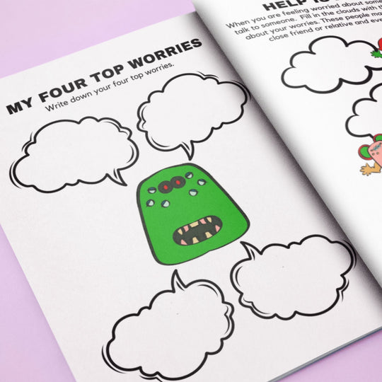 Printable The Worry Monster Workbook - KY designX