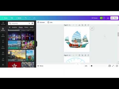 Video showing how to use the custom made canva templates